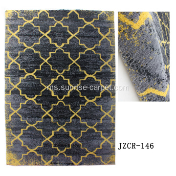 Mesin Microfiber Made Carpet With Design